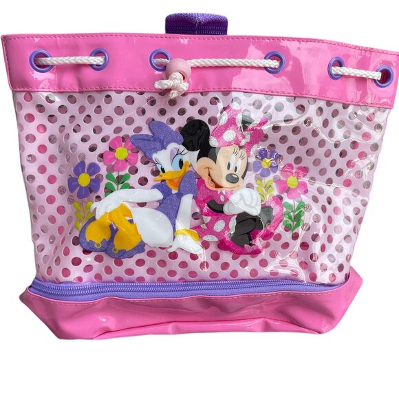 Minnie Mouse Daisy Duck Disney Backpack Pink - Picture 1 of 6